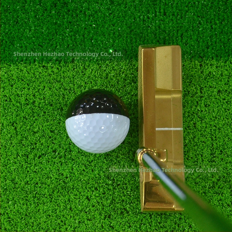 Tréningová loptička na puttovanie v golfe, plochá loptička, čiernobiela loptička, tréningový švih, vizualizácia pomocnej loptičky