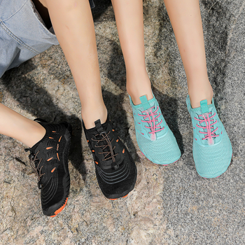 Παπούτσια εξωτερικού χώρου για ιστιοπλοΐα, κολύμβηση, αντιολισθητικά, γρήγορα στεγνώσιμα, παπούτσια θαλάσσης με πέντε δάχτυλα, ανδρικά και γυναικεία, εσωτερικού χώρου, μαλακή σόλα