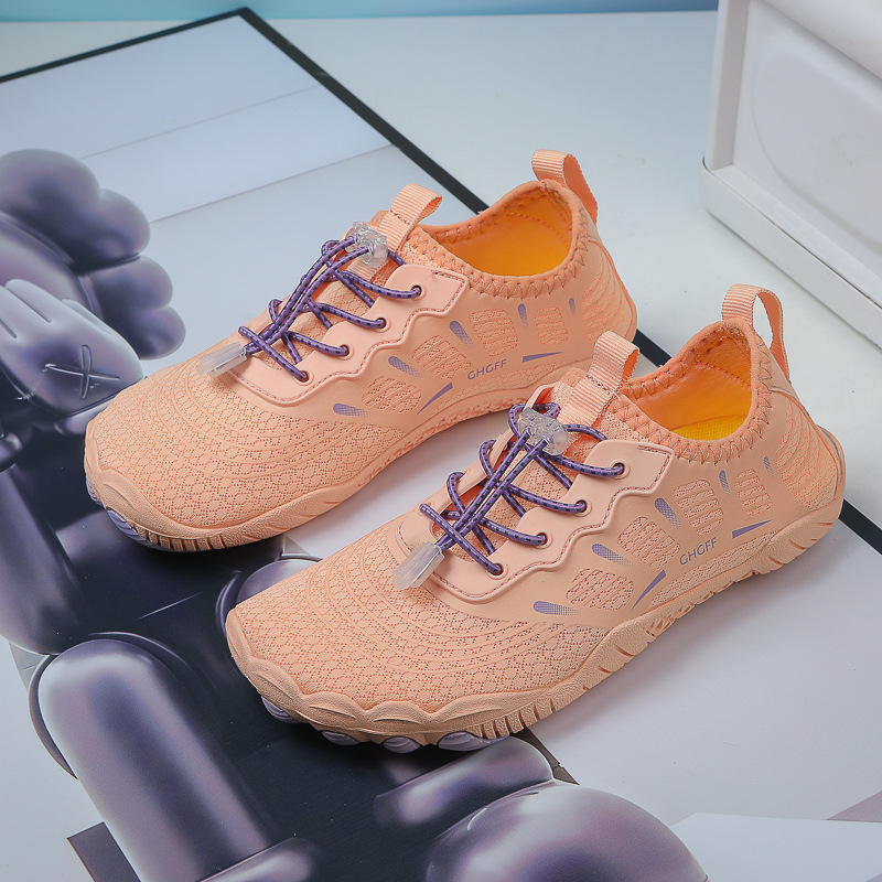 Határokon átnyúló kültéri cipők gázló-, úszás-, csúszásgátló- és gyorsan száradó, öt ujjas strandcipők férfi és női beltéri fitneszhez, puha talppal