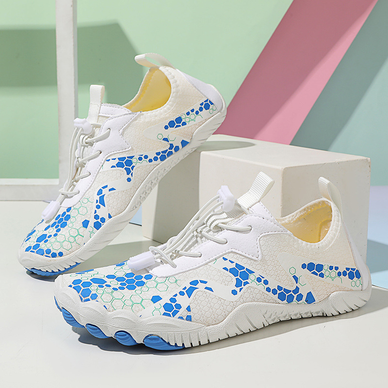 Határokon átnyúló kültéri cipők gázló-, úszás-, csúszásgátló- és gyorsan száradó, öt ujjas strandcipők férfi és női beltéri fitneszhez, puha talppal