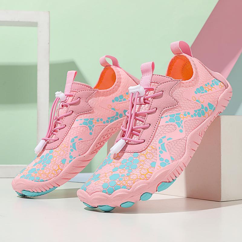 Határokon átnyúló kültéri cipők gázló-, úszás-, csúszásgátló- és gyorsan száradó, öt ujjas strandcipők férfi és női beltéri fitneszhez, puha talppal