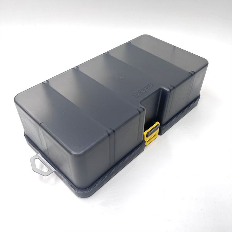 Kétrétegű horgászfelszerelés-tartozékdoboz, csalidoboz, alkatrész-osztályozó tárolódoboz, hamis csalidoboz, nedvességálló horgászfelszerelés-doboz