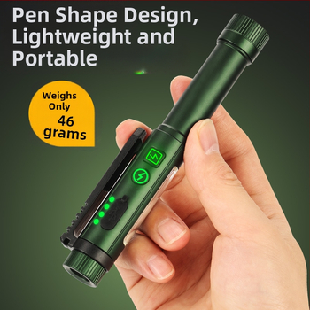 Νέος, εξαιρετικά φωτεινός, διπλής πηγής φωτός μεγάλης εμβέλειας, διπλός μαγνητικός φακός στυλό με ξηρή μπαταρία λιθίου, φορητός φακός γενικής χρήσης, διασυνοριακής παραγωγής