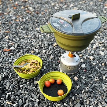 Välispikniku hoiukostüüm Telkimiskauss Kaasaskantav kauss Praepanni varustus Kaasaskantav telkimisnõude ülikond