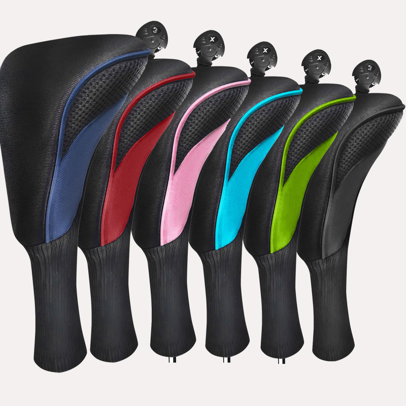 Határokon átnyúló, népszerű golfütő-védőhuzat, 135. számú faütő-védőhuzat, golfsapka-huzat, golfkellékek és kiegészítők