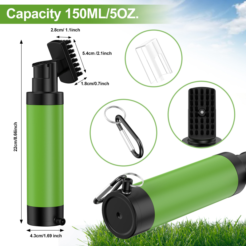 Új golfszóró vízporlasztásos tisztítókefe golfszóró vízkefe golfszóró kefe