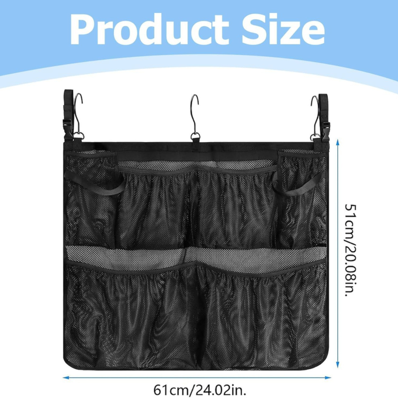 Többfunkciós medencetároló, akasztós táska, összecsukható strandjáték-hálós táska, nagy, akasztós beltéri fürdőtároló táska