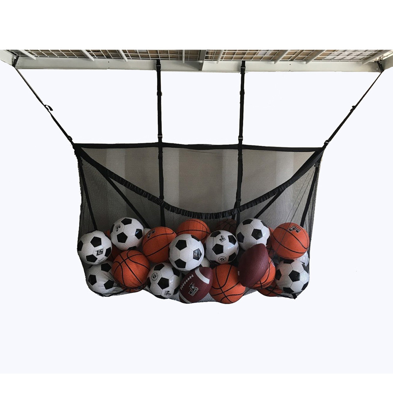 Többfunkciós medencetároló, akasztós táska, összecsukható strandjáték-hálós táska, nagy, akasztós beltéri fürdőtároló táska