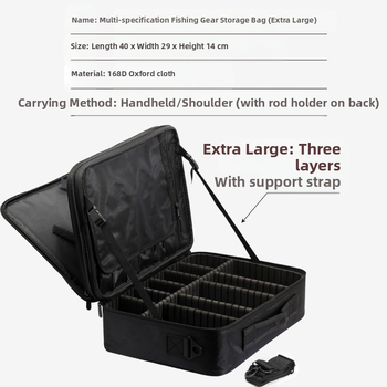 Преносима водоустойчива кутия за съхранение на риболовни принадлежности, комплект риболовни инструменти, аксесоари, кутия за съхранение на риболовни принадлежности, пръстен за риболовен амбим...