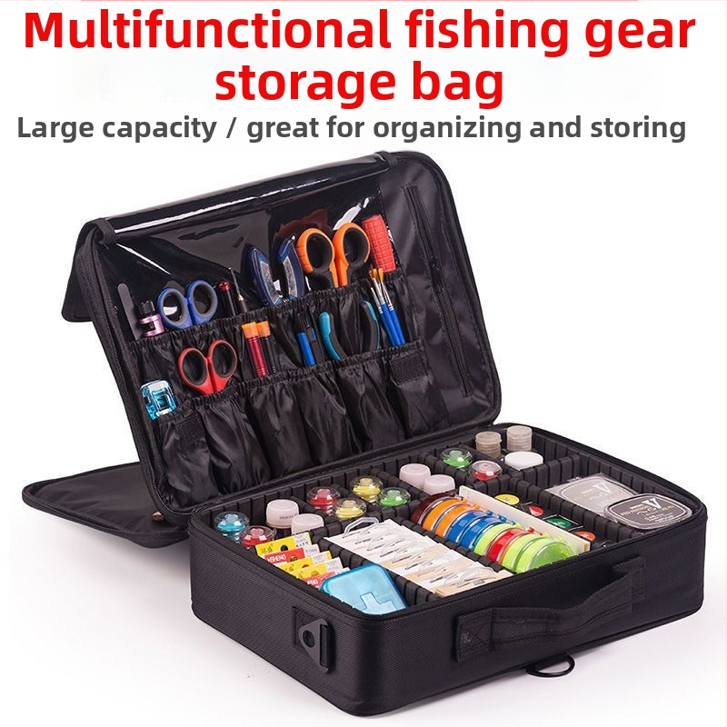 Hordozható, vízálló horgászfelszerelés-tároló doboz, zsinórkészlet, horgászeszköz-kiegészítők, horgászfelszerelés-tároló doboz, Ambip horgászgyűrű