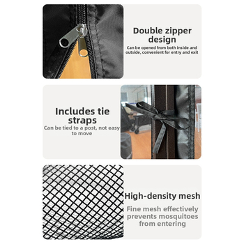 Υπαίθρια αναψυχή, περίπτερο, τέντα αυλής, κουνουπιέρα, γάζα, αντικουνουπική ρωμαϊκή σκηνή, μουσαμάς από σφυρήλατο σίδερο, εντομοαπωθητικό δίχτυ