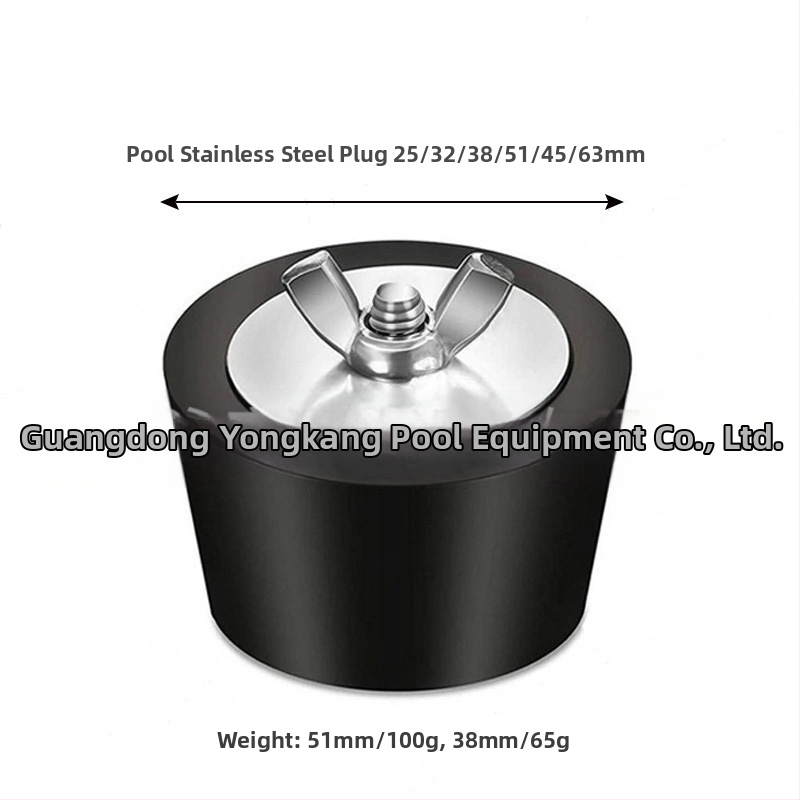 Трансгранична зимна тръба за басейн с антифриз, тапа от неръждаема стомана 25/32/38/51/63 мм, аксесоари за басейни