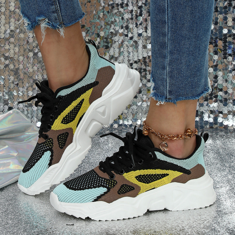 Határokon átnyúló, repülő szövésű, plus size női cipők, lélegző, kényelmes, utazócipő, hálós, könnyű futócipők, divatos, mindenhez illő, trendi cipők