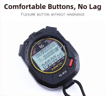Mitmekanaliline elektrooniline stopper taimer spordile, fitnessile, jooksmisele, kergejõustikule, treeningule, õpilastele, kohtunikele, võistlustele, veekindlale, loenduskellale
