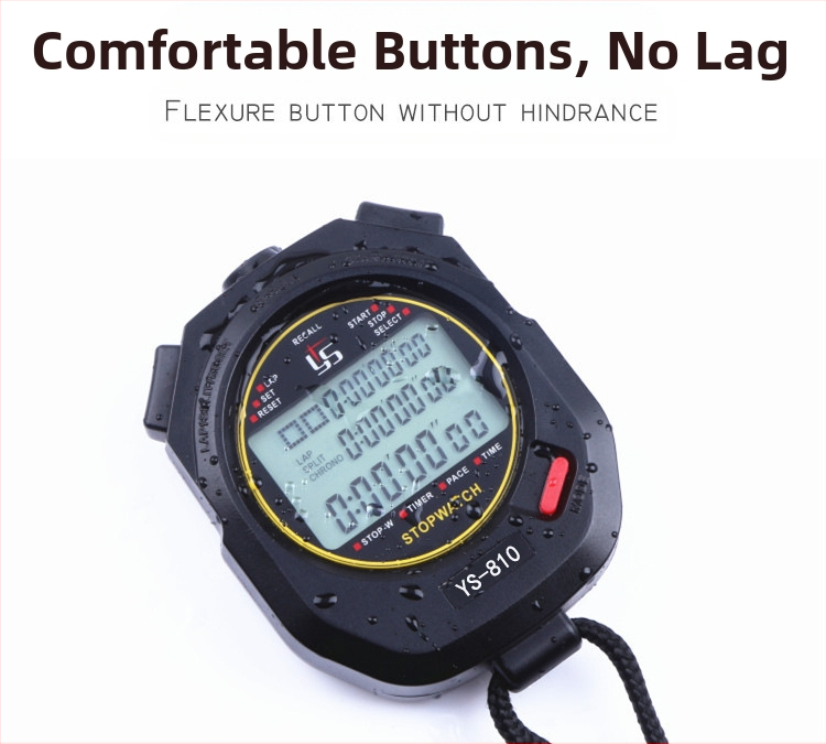 Многоканален електронен хронометър, таймер, спорт, фитнес, бягане, лека атлетика, тренировка, студентски съдия, състезание, водоустойчив, обратно броене