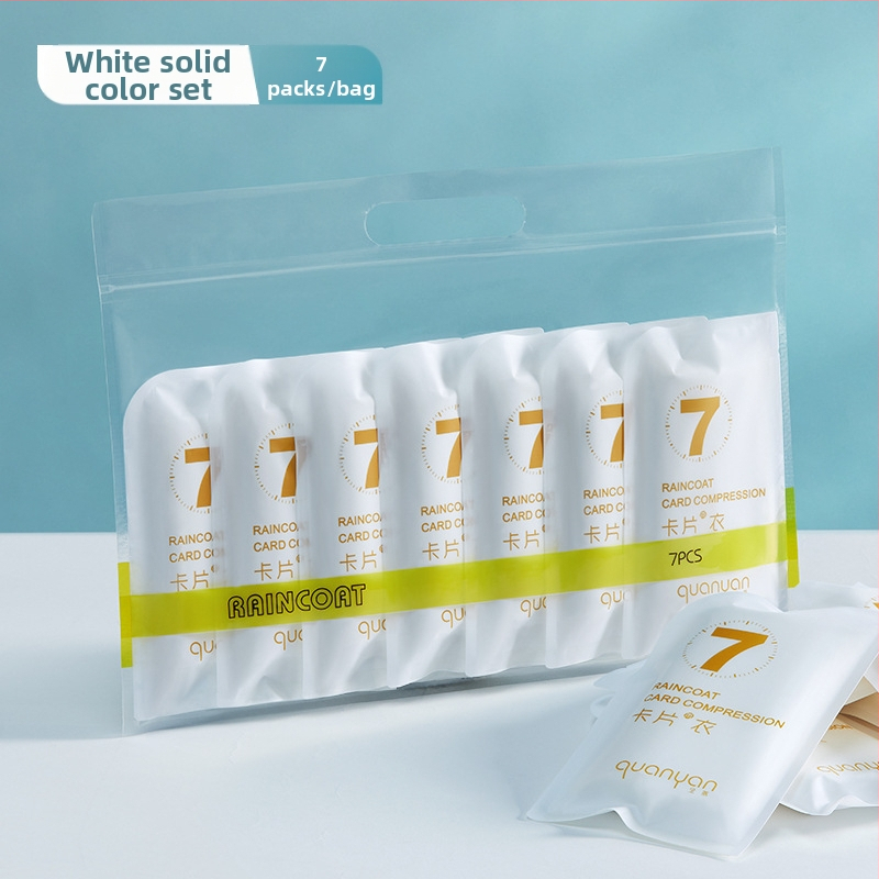 Дъждобран за възрастни за еднократна употреба, удебелен преносим картонен дъждобран, детски туристически живописен водоустойчив компресионен дъждобран