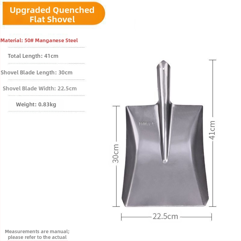 Didelis mangano plieno kastuvas lauke, kasti dirvą, atlaisvinti artefaktą, sodo sodo įrankius, sodinti daržoves, žemės ūkio, medinę rankeną, geležinį šaukštą