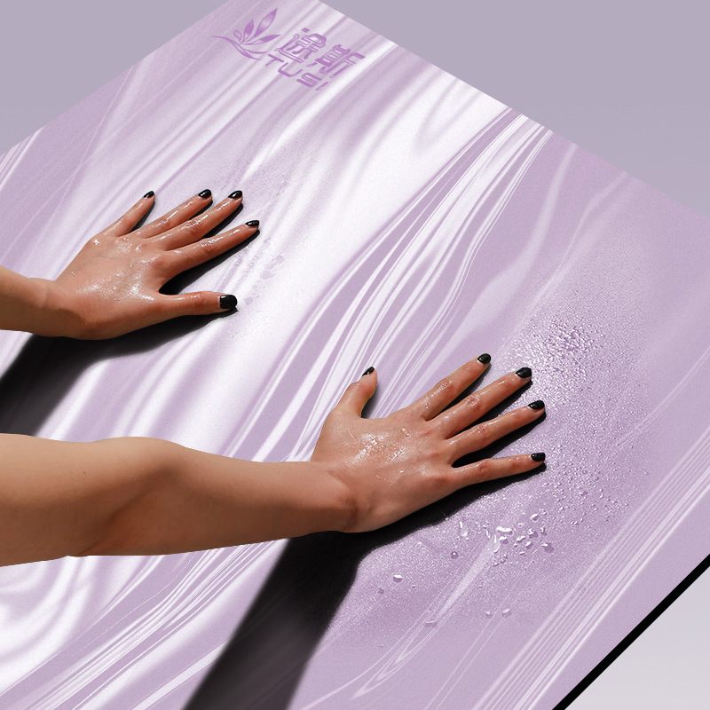 Prekogranična gumena silikonska neklizajuća prostirka za jogu PU luksuzna prostirka PU prirodna fitness 70*190*7 mm apsorpcija udaraca