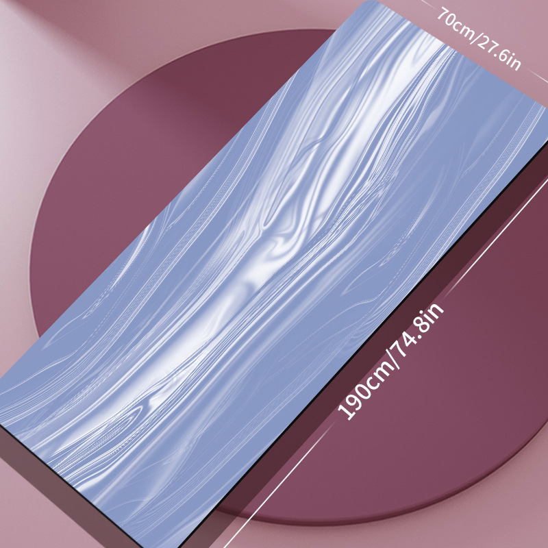 Prekogranična gumena silikonska neklizajuća prostirka za jogu PU luksuzna prostirka PU prirodna fitness 70*190*7 mm apsorpcija udaraca