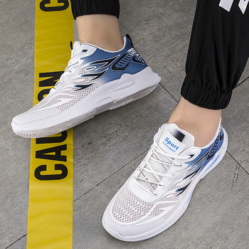 Férfi cipők Nyári Könnyű, Lélegző Hálós Cipők Trendi Férfi Tornacipők Puha Talpú Ifjúsági Alkalmi Futócipők