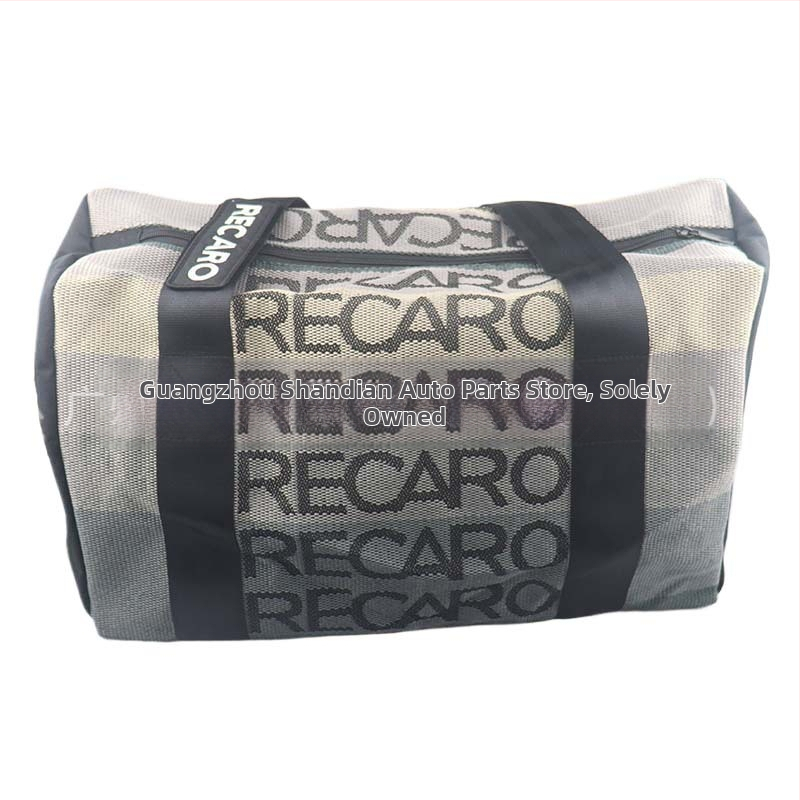 Чанта от плат в стил JDM, състезателен багаж, ученическа чанта, външна чанта с дръжка, пътна чанта RECARO, голяма чанта за ръка