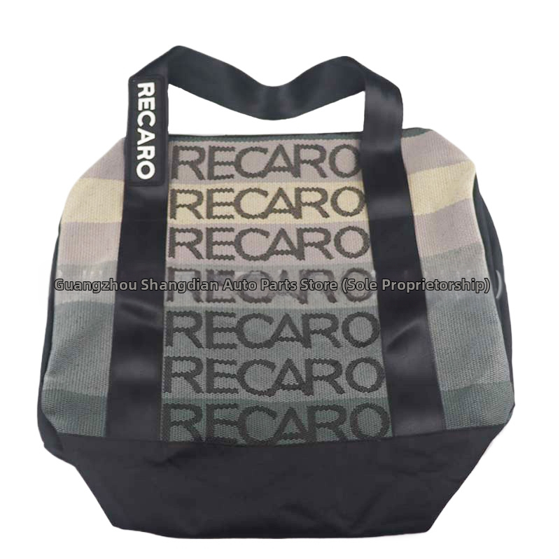 Чанта от плат в стил JDM, състезателен багаж, ученическа чанта, външна чанта с дръжка, пътна чанта RECARO, голяма чанта за ръка