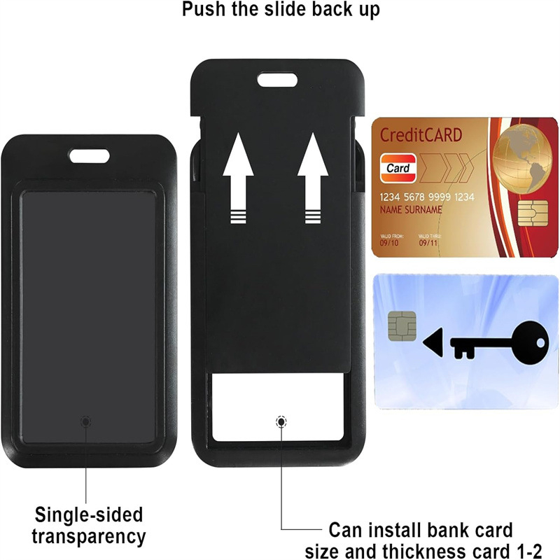 Nagykereskedelmi nagy teherbírású jelvény visszahúzható, könnyen húzható csattal ellátott pánt hátlapján ovális, könnyen húzható csattal ellátott, függőleges változatú kártyatartó lógó nyakpánttal