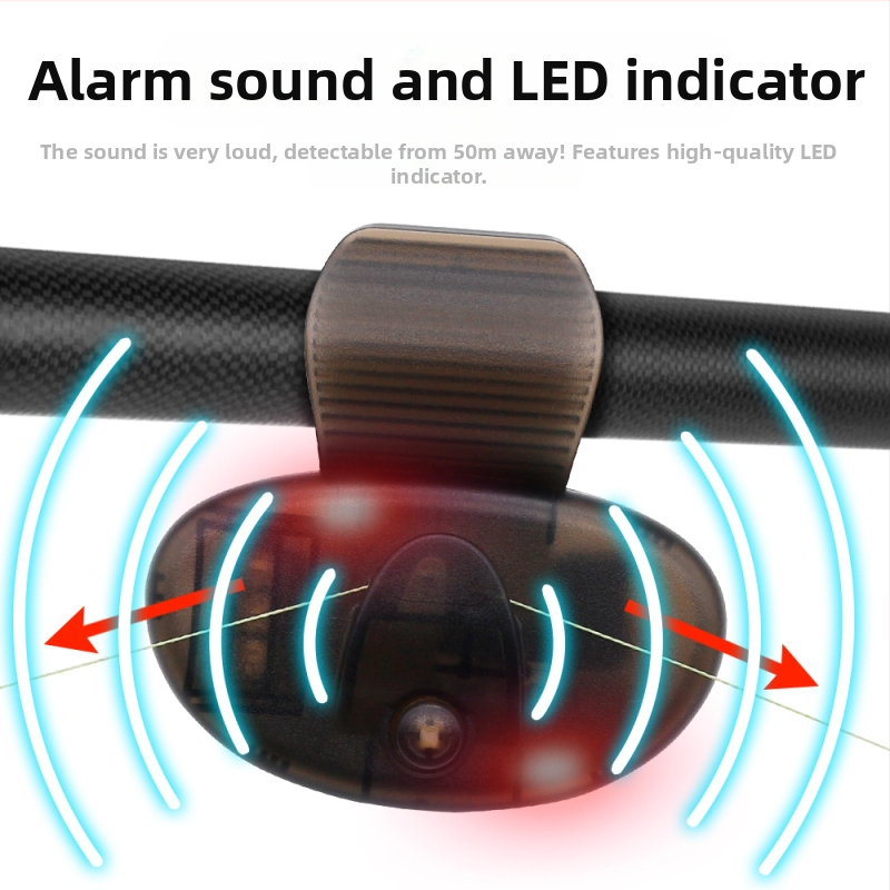 Határokon átnyúló multifunkcionális horgászriasztó dobóbot tengeri bot riasztó éjszakai horgászat intelligens villogó fény csengő riasztó raktáron