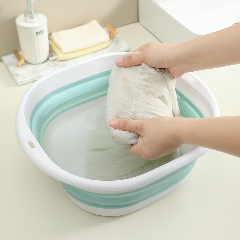 Kokkupandav kraanikauss, kaasaskantav reisikraanikauss üliõpilaste ühiselamu jaoks, beebipesukauss, suur ja keskmine, väike plastkraanikauss