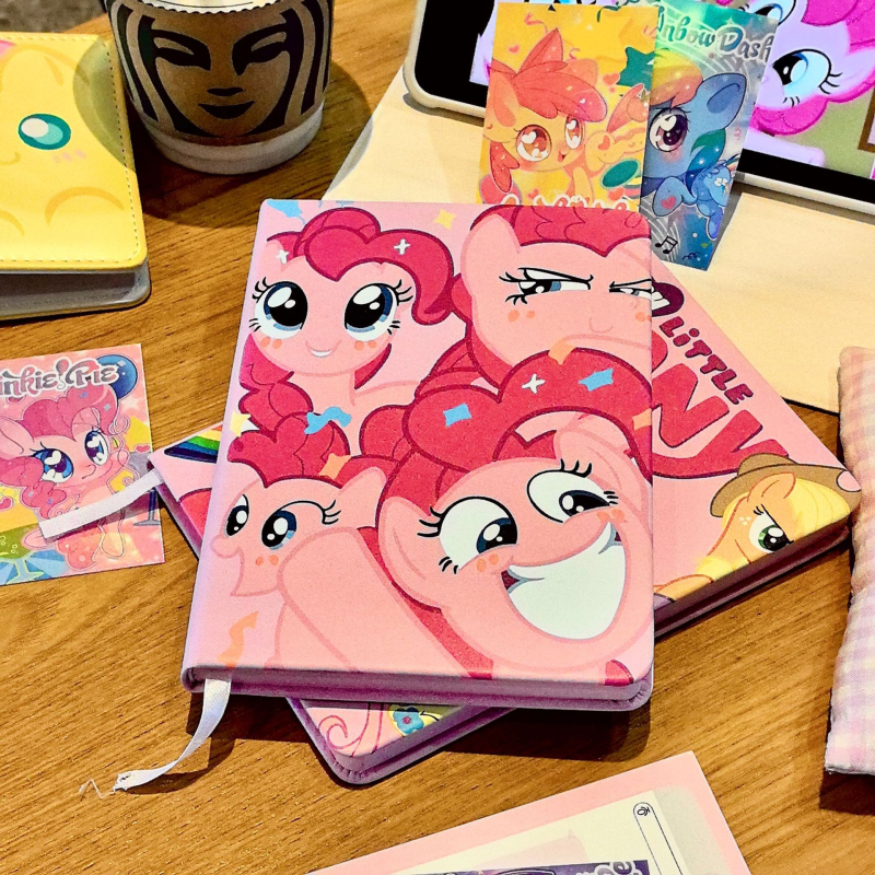 Xiaohongshu Висококачествен стил My Little Pony Family B6 Тетрадка Ниша Студентски бележник Офис Универсален