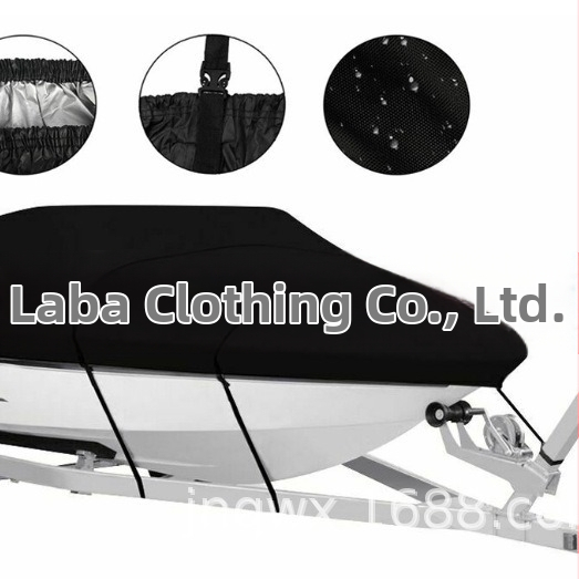 Továrenský cezhraničný Amazon ebay čierny kryt na auto strieborný kryt na jachtu 210T vodotesný kryt na loď z jedného kusu