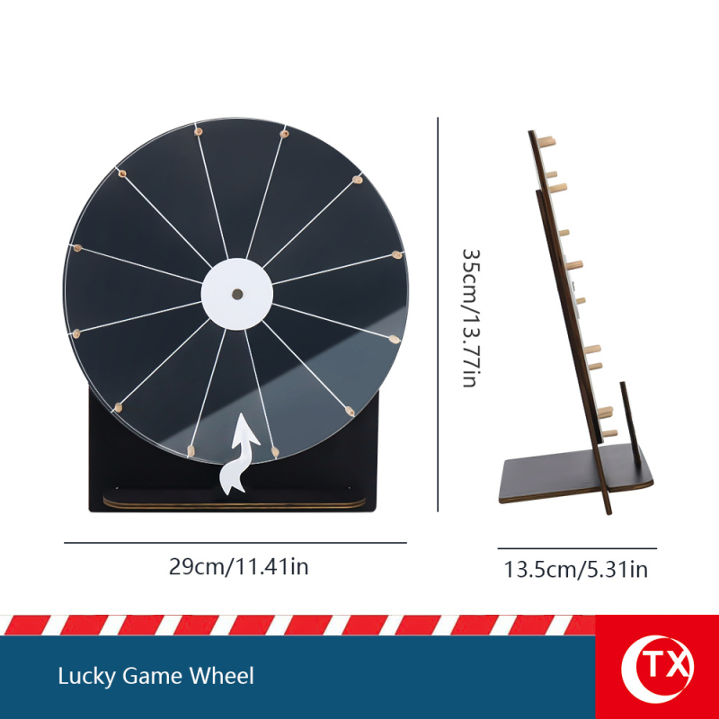 Tx akril születésnapi esküvői partijáték kellékek függetlenség napja bár szórakoztató esemény szerencsés lottókerék