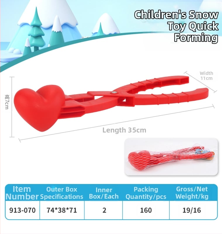 Hógolyócsipesz Nagy hóember Hócsipesz Játék Hójáték Homokozó Hógolyócsata Hóember Műtárgy Modell Játékok Nagykereskedelem