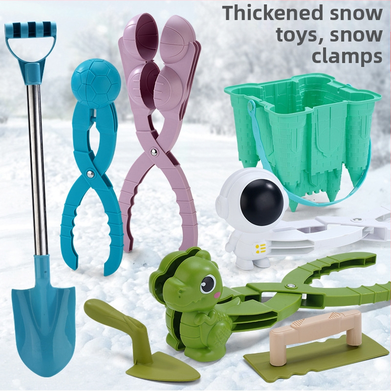 Щипка за снежна топка Голяма щипка за снежен човек Игра със сняг Игра с пясък Инструмент за снежна битка Снежна топка Снежен човек Артефакт Модел Играчки на едро