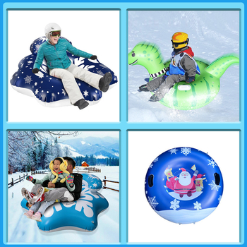 Täispuhutav dinosauruse suusaring täiskasvanutele mõeldud lumemänguasi, külmakindel, paksendatud suusaring, suusatamisring, lumelaud