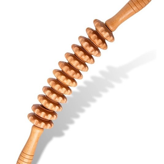 Fa masszázspálcika masszázs 12 körös masszírozó meridián relaxációs nyak derék comb akupunktúrás pontok a fáradtság enyhítésére