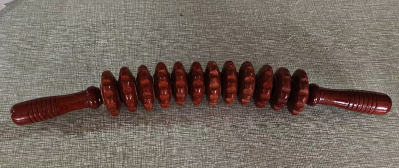 Fa masszázspálcika masszázs 12 körös masszírozó meridián relaxációs nyak derék comb akupunktúrás pontok a fáradtság enyhítésére