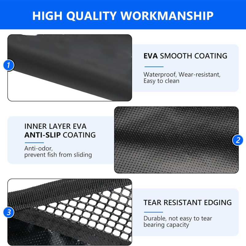 Határokon átnyúló Amazon kültéri horgásztáska halsúly táska összecsukható hálós súlyzós halzsák tengeri horgászat nagy hal