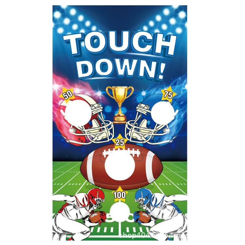 Foci Nyolc Party Dekorációs Kellékek Gyermek Születésnapi Party Szórakoztató Dobójáték Banner Homokzsák Játék Háttér Ruha