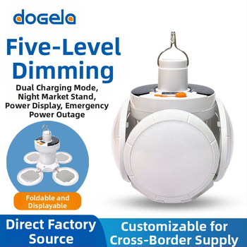 Päikeseenergial laetav lambipirn elektrikatkestuse hädaolukorraks, ööturu putka, majapidamises kasutatav energiasäästlik kokkupandav jalgpallivalgusti, tugev valgus