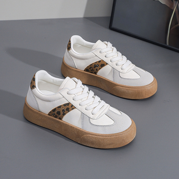 Εξωτερικό Εμπόριο Διασυνοριακά Μεγάλα Γυναικεία Παπούτσια 2025 Νέα Λεοπάρ Χρώμα Casual Sneakers Ευέλικτα Flats Bottom Μοντέρνα Αθλητικά Παπούτσια για Γυναικεία