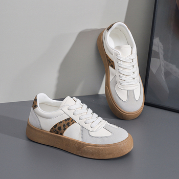 Εξωτερικό Εμπόριο Διασυνοριακά Μεγάλα Γυναικεία Παπούτσια 2025 Νέα Λεοπάρ Χρώμα Casual Sneakers Ευέλικτα Flats Bottom Μοντέρνα Αθλητικά Παπούτσια για Γυναικεία