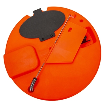 Трансгранична открита зимна ледена повърхност автоматична риболовна платформа оранжево-червена плаваща вода антизамръзваща фиксирана точка флаг за леден риболов зимно риболовно оборудване на едро