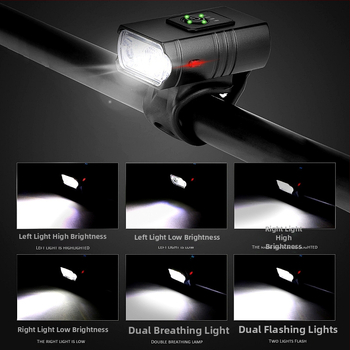 Dviračio žibintai aliuminio lydinio priekiniai žibintai stipri šviesa važiavimo žibintuvėlis įranga naktinis važiavimas plentas kalnų dviračių priedai kostiumo galiniai žibintai