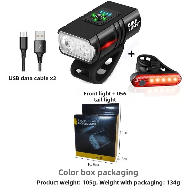 Dviračio žibintai aliuminio lydinio priekiniai žibintai stipri šviesa važiavimo žibintuvėlis įranga naktinis važiavimas plentas kalnų dviračių priedai kostiumo galiniai žibintai