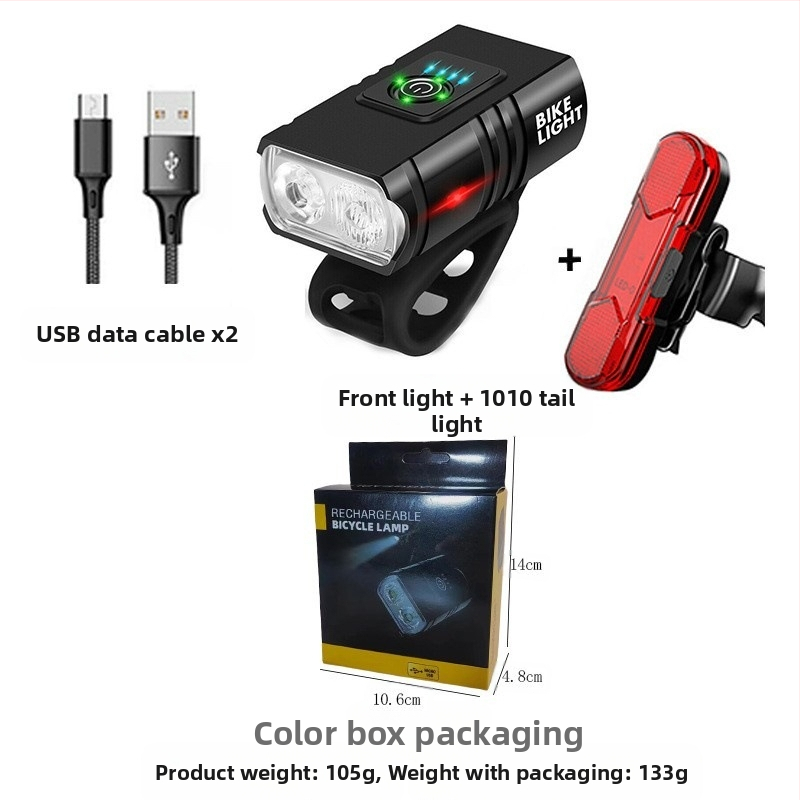 Dviračio žibintai aliuminio lydinio priekiniai žibintai stipri šviesa važiavimo žibintuvėlis įranga naktinis važiavimas plentas kalnų dviračių priedai kostiumo galiniai žibintai