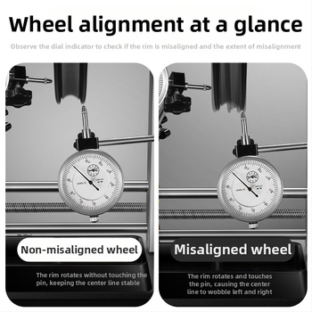 Εργαλείο πίνακα ρύθμισης δαχτυλιδιών ποδηλάτου West Rider, σετ τροχών για διορθωτικό πλαίσιο τροχού για ορεινό αυτοκινητόδρομο, διόρθωση και εντοπισμός σφαλμάτων, βάση δαχτυλιδιών