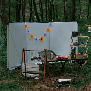 Ύφασμα για κουρτίνες, τοίχος παρμπρίζ, μεγάλα περιβλήματα, αντιανεμικό, κάμπινγκ, αυτόνομη περιήγηση, οθόνη σύνδεσης για εξωτερικούς χώρους
