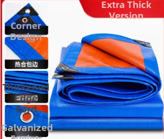 Tasuta saatmine õues paksendatud vihmakindel veekindel riie veekindel päikesekaitsekreem värviline riba päikesevari varikatus plastist varikatuse riidest päikesevari