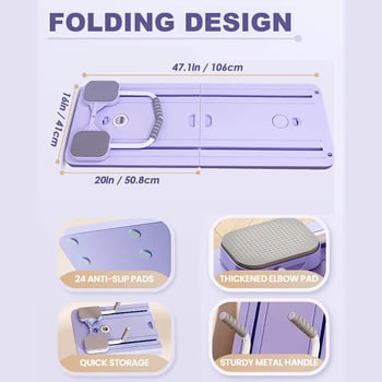 Uus multifunktsionaalne tervislik veebipõhine koduse treeningvestiga kõhulihaste lameda toega treeninglaud